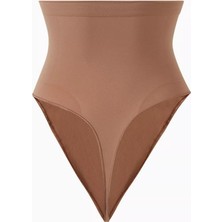 Skims Seamless Sculpt High-Waist Thong, Dikişsiz Yüksek Bel Külot