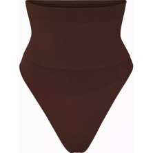 Skims Seamless Sculpt High-Waist Thong, Dikişsiz Yüksek Bel Külot