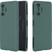 Poco F3 Gt 5g Uyumlu Silikon Kılıf - Kamera Korumalı Esnek Pastel Renk Kapak - Yeşil