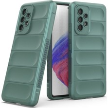 Samsung Galaxy A53 5g Uyumlu Silikon Kılıf - Kamera Korumalı Esnek Yeni Nesil Airbag Kapak - Yeşil