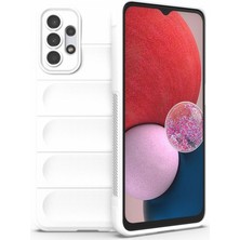 Samsung Galaxy A33 5g Uyumlu Silikon Kılıf - Kamera Korumalı Esnek Yeni Nesil Airbag Kapak - Beyaz