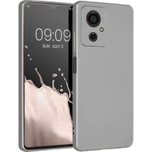 General Mobile Gm 23 Se Uyumlu Silikon Kılıf - Kamera Korumalı Esnek Pastel Renk Kapak - Gri