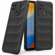 Poco C40 Uyumlu Silikon Kılıf - Kamera Korumalı Esnek Yeni Nesil Airbag Kapak - Siyah