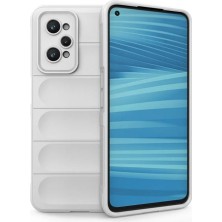 Realme Gt2 5g Uyumlu Silikon Kılıf - Kamera Korumalı Esnek Yeni Nesil Airbag Kapak - Beyaz