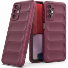 Samsung Galaxy A33 5g Uyumlu Silikon Kılıf - Kamera Korumalı Esnek Yeni Nesil Airbag Kapak - Bordo