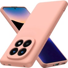 Redmi Note 15 Uyumlu Silikon Kılıf - Kamera Korumalı Esnek Pastel Renk Kapak - Pudra Pembe