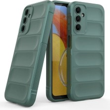 Samsung Galaxy M14 5g Uyumlu Silikon Kılıf - Kamera Korumalı Esnek Yeni Nesil Airbag Kapak - Yeşil