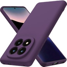 Redmi Note 15 Pro Uyumlu Silikon Kılıf - Kamera Korumalı Esnek Pastel Renk Kapak - Mor