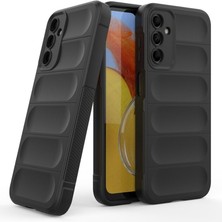 Samsung Galaxy M14 5g Uyumlu Silikon Kılıf - Kamera Korumalı Esnek Yeni Nesil Airbag Kapak - Siyah