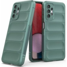 Samsung Galaxy A33 5g Uyumlu Silikon Kılıf - Kamera Korumalı Esnek Yeni Nesil Airbag Kapak - Yeşil