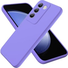 Vivo V30 Lite Uyumlu Silikon Kılıf - Kamera Korumalı Esnek Pastel Renk Kapak - Lila