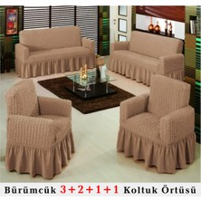 Bürümcük Koltuk Örtüsü, Kanepe, Çekyat Örtüsü, Koltuk Kılıfı 3 2 1 1 Takım