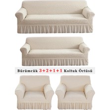 Bürümcük Koltuk Örtüsü, Kanepe, Çekyat Örtüsü, Koltuk Kılıfı 3 2 1 1 Takım