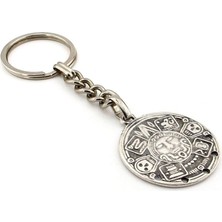 Aztek Güneşi Takvim Maya Güneş Taşı Metal Anahtarlık KC193