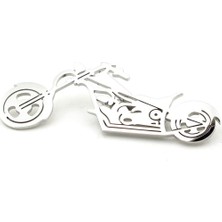 Chopper Cruiser Motosiklet Nomad Macera Paslanmaz Çelik Broş Rozet RZ338