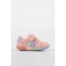 Vicco Heika Basic İlk Adım Sneaker Kız Çocuk Ortopedik Taban Pudra Renk Günlük Kullanım İçin