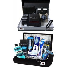 Damat Sandığı,damat Bohça Tıraş Seti,damat Bohçası Için Kemer Cüzdan Saat Seti Full Paket