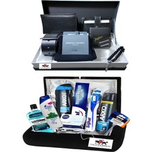 Damat Sandığı,damat Bohça Tıraş Seti,damat Bohçası Için Kemer Cüzdan Parfüm Seti Full Paket