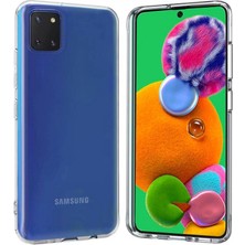Samsung Galaxy Note 10 Lite A81 2.0 mm Korumalı Silikon Kılıf Şeffaf