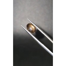 3.81CT 9.9x7.3mm Oval Natural 6 Ray Star Sapphire Unheated