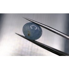 4.47CT 10.7x8.8mm Oval Cabachon Natural Unheated Sapphire