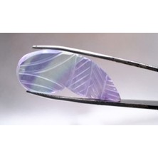 39.48CT 43.5X17.3MM Natural Carving Fluorite