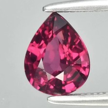 0.98CT Vvs Pear Natural Pinkish Purple Malaya Garnet - Mozambique Gem