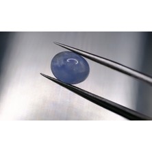 3.04CT 9.2x7.3mm Oval Cabachon Natural Unheated Sapphire