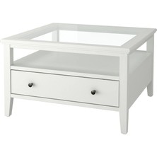 IKEA Idanas Orta Sehpa Beyaz 80X80 cm