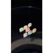2.04CT 6X4MM 7pcs Lot Oval Faceted Natural Ethiopian Opal