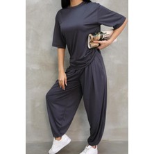 Şalvar Pantolonlu Modal Kumaş Yumuşak Dokulu  Alt Üst Takım