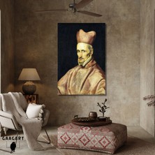 Tekli Dikey Kanvas Diego Velazquez Portrait Of Cardinal Gaspar
