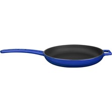Metal Döküm Kızartma Tavası, 20 Cm, Mavi