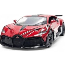 Çek Bırak Metal Model Oyuncak Bugatti Divo Kırmızı