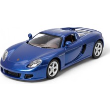 Çek Bırak Metal Model Oyuncak Porsche Carrera Gt 2010 Mavi