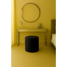 Eda Hacıoğlu Edam Bedding Group Yumuşak Teddy Peluş Kumaş Silindir Bench Puf – Oturma ve Dekoratif Koltuk