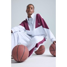 DeFacto Airtech NBA Boston Celtics Oversize Geniş Kalıp Yarım Fermuarlı Skuba Dalgıç Kumaş Sporcu Sweatshirt E8935AX25AU