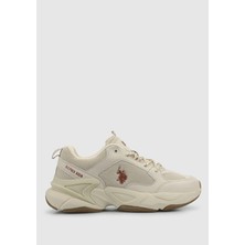 U.S. Polo Assn. Maybe Bej Kadın Sneaker Tekstil Düz Taban