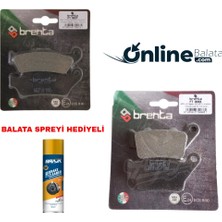 Bajaj Discover 125 T Brenta Fren Balata Takımı Ön ve Arka OB4233