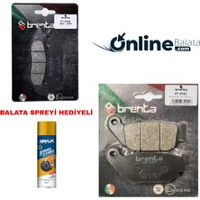 Honda Crf 250 L Brenta Fren Balata Takımı Ön ve Arka OB4277