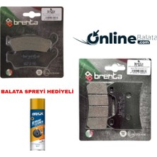 Kawasaki Z 300 Brenta Fren Balata Takımı Ön ve Arka OB4237