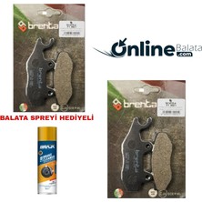 Kawasakı Z 300 Brenta Fren Balata Takımı Ön ve Arka OB4222