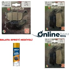 Honda Cbf 600 04-07 Brenta Fren Balata Takımı Ön ve Arka OB4253