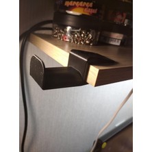 Yeni 18 mm Castorama Rafı Için Kulaklık Tutucusu. (Plastik Aparattır!!!)