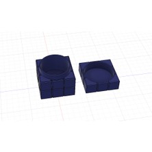 Yeni Rubik Küpü Şeklinde Bir Kutu Düzenleyici. (Plastik Aparattır!!!)