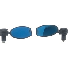 HSB440 Elips Gidon Ayna Takımı Mavi Camlı