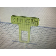 Yeni Lada Vesta Emniyet Kemeri Fişi (Plastik Aparattır!!!)