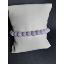 Mryart Lila Cam Boncuk Bileklik Unisex