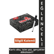 Eğlenceli Arkadaş Grup Tatil Yılbaşı Silgili Kalemli Cesur Brutal Itiraf Oyunu 45 Kart