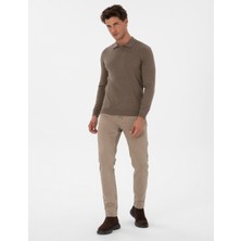 Pierre Cardin Erkek Bej Slim Fit Jean Pantolon 50315264-VR011